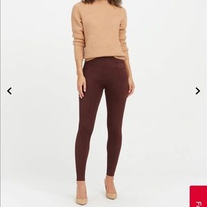 Spanx suede leggings NWT